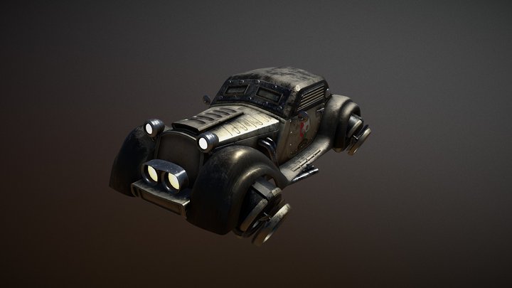WW2-Roadster 3D Model