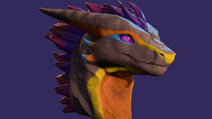 Dragon quick sculpt 3D Model