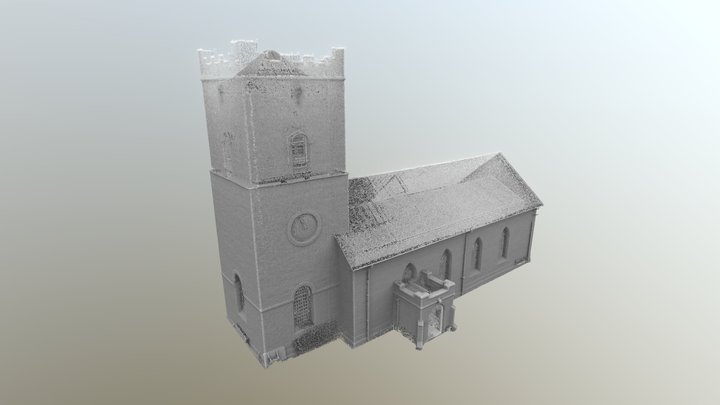 St Johns Church - Mobile LiDAR Pointcloud 3D Model
