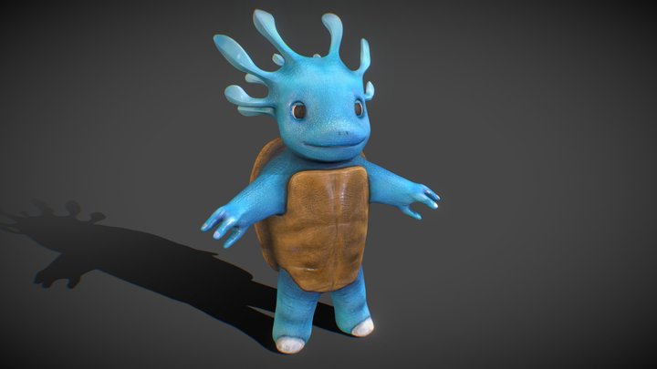 Axoloturtle 3D Model