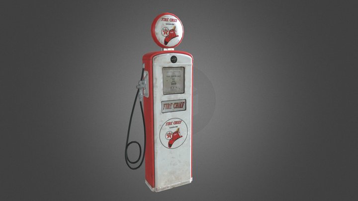 Gas Pump 3D Model