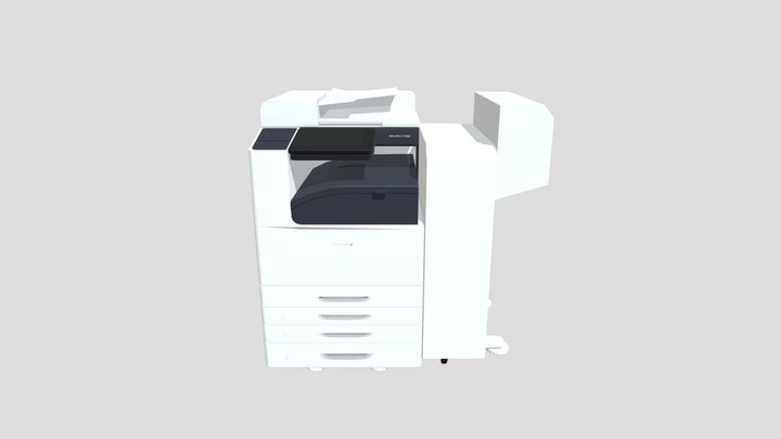 ApeosPort3560_Hot desking 3D Model