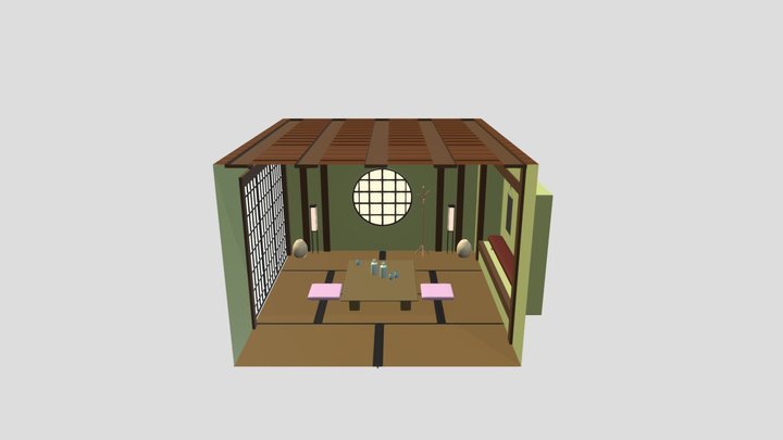 CuartoJapones_Anim 3D Model