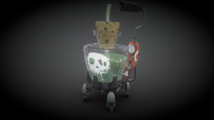 Alcohol Lamp 3D Model