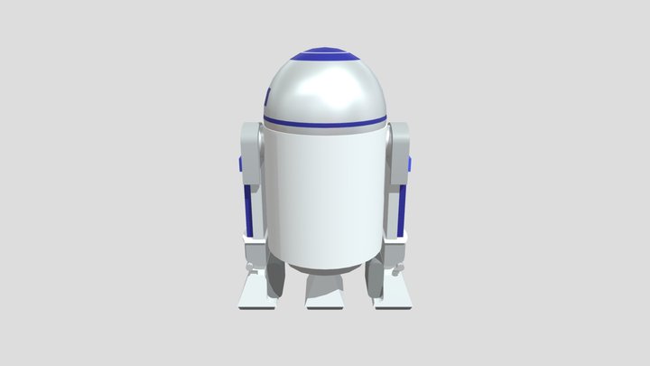 R2d2 draft 3D Model