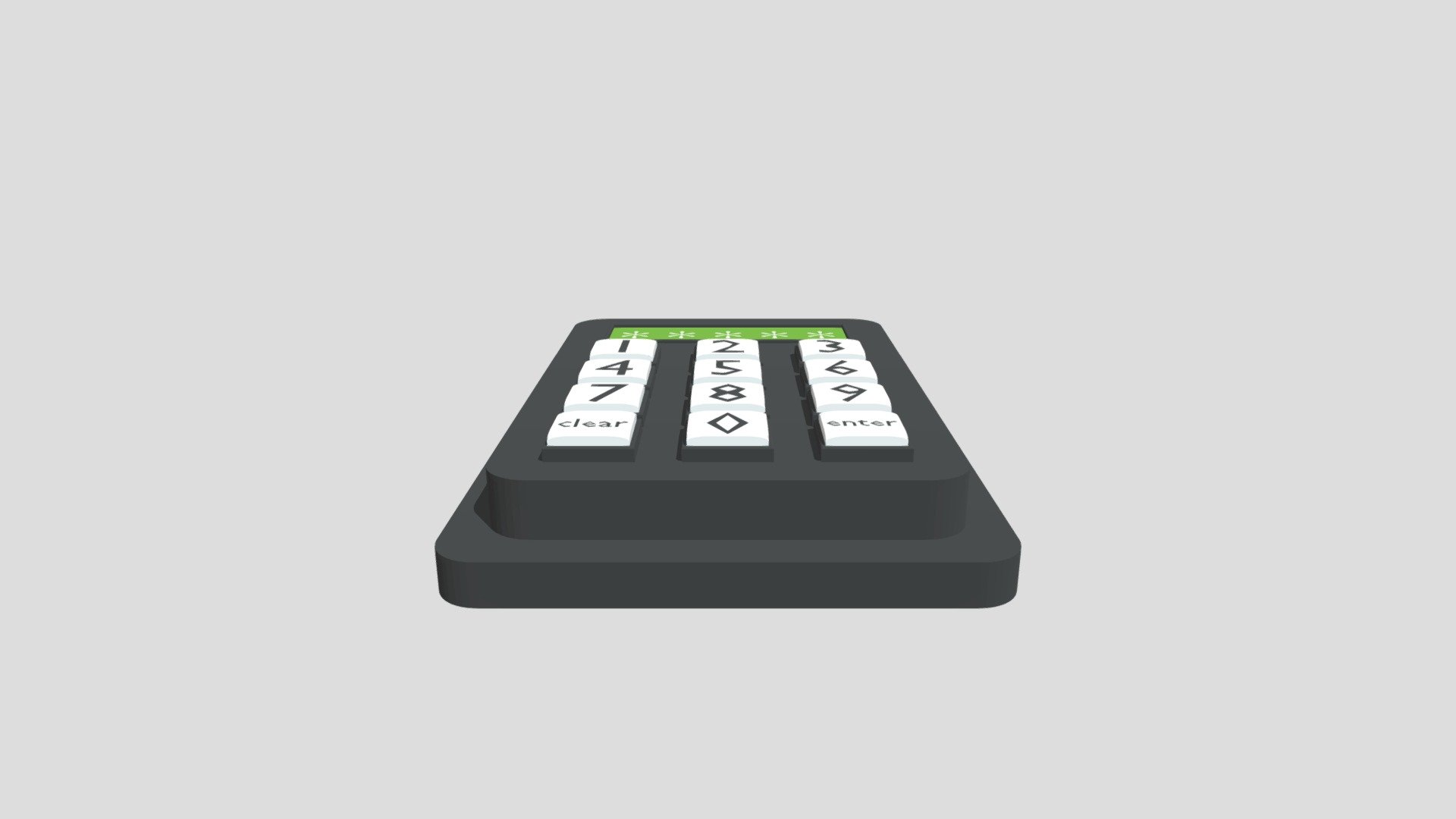 Security Keypad - Download Free 3D model by TheFox (@Alpha_the_fox ...