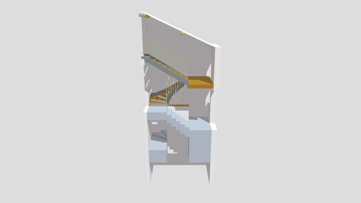 Escalier maison 3D Model