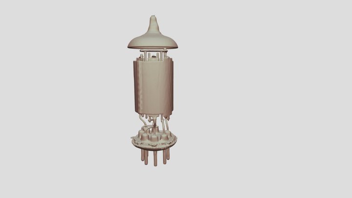 Vacuum Tube: FM Detector Tube 3D Model