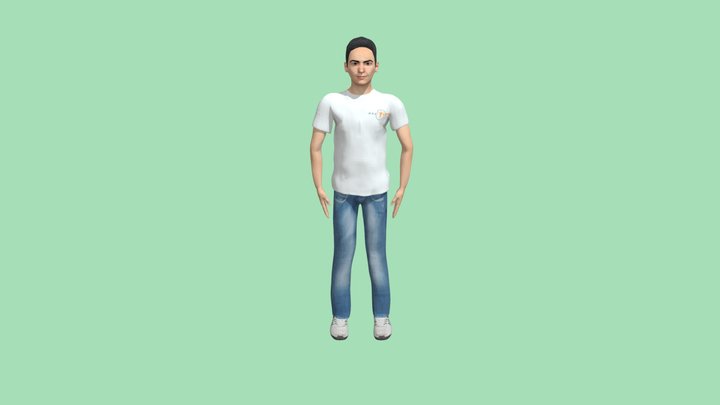 Vaca LSB Modelo 3D 3D Model