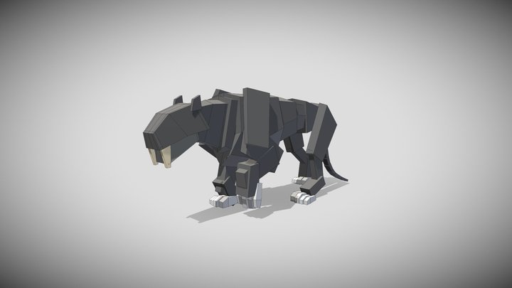Boxy Tiger - Animations 3D Model