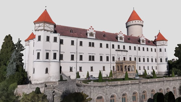 Konopiste Castle 3D Model