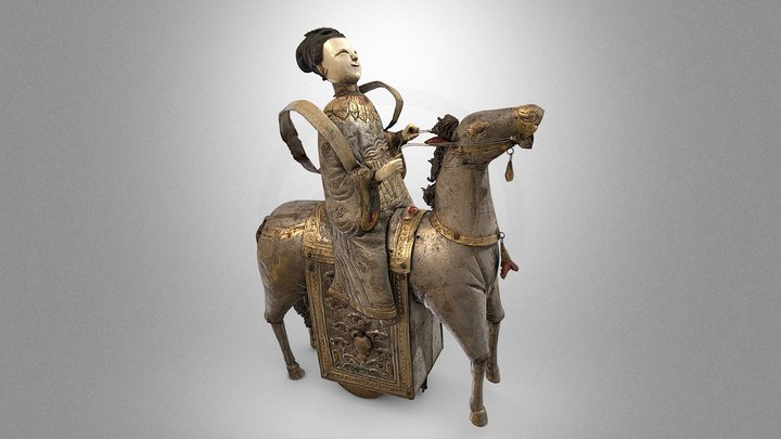Mechanically articulated doll – a woman