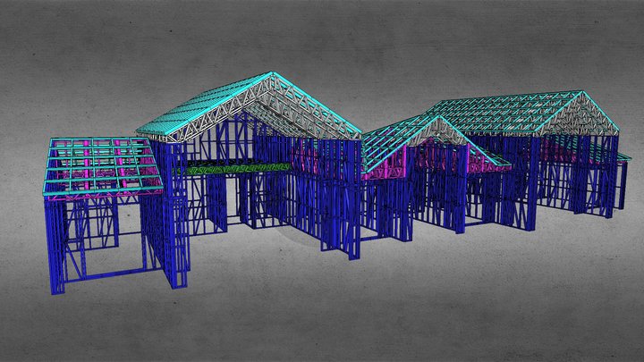 Темирхан гостиница 3D Model