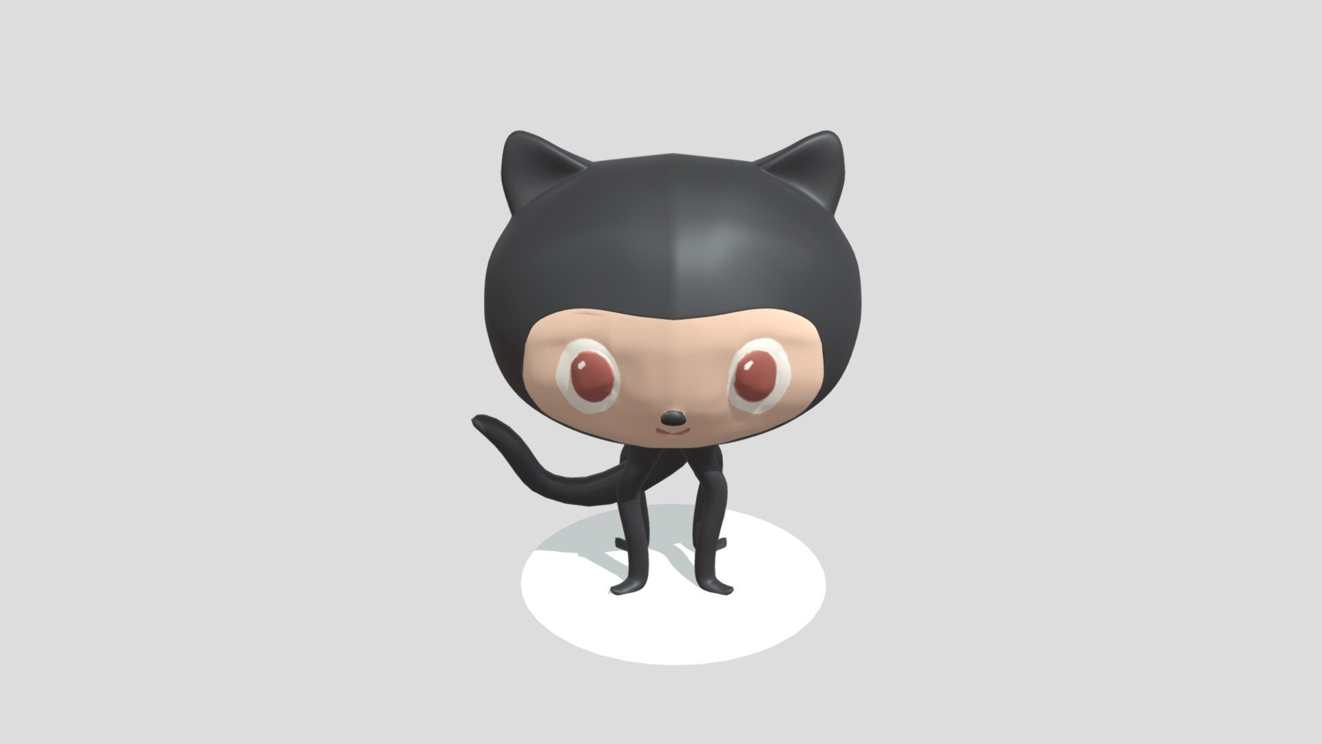 Github_octocat blender - 3D model by vuducan0ran9e [64294f4] - Sketchfab