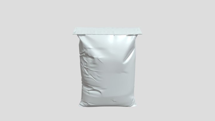 Stack of cement bags 3D Model
