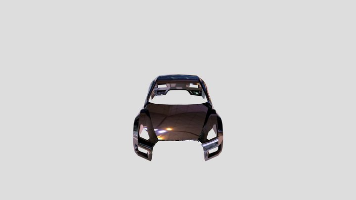 fantastic race car 8 body 3D Model