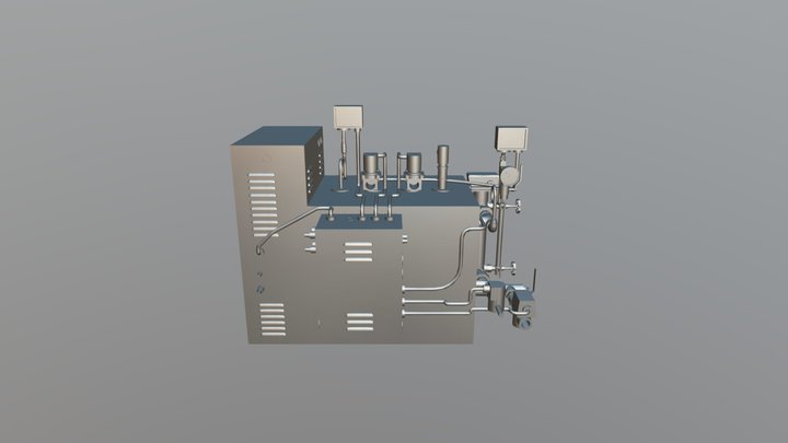 HC-48 kW STEAM GENERATOR 3D Model