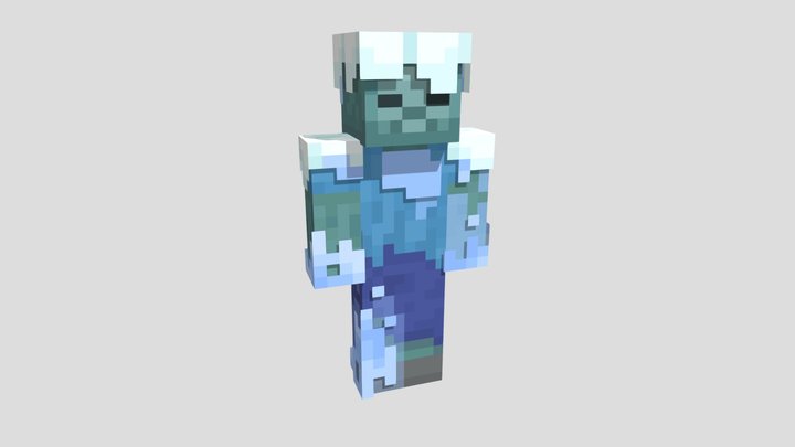 Ice Zombie 3D Model