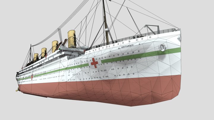 HMHS Britannic (1916) 3D Model