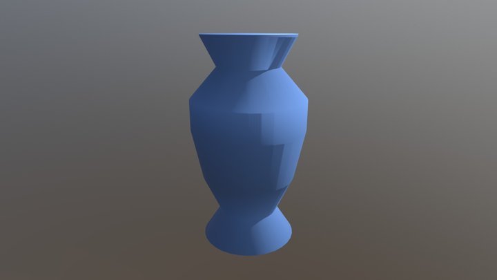 Vaso Azzurro 3D Model