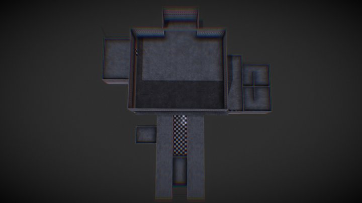 Fnaf 1 Map complete model - TurboSquid 1831780