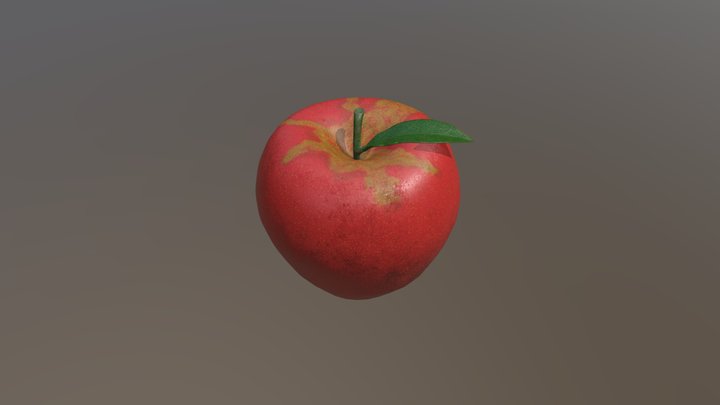 Apple Red 3D Model