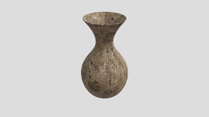 Simple vase with beautiful surface 3D Model