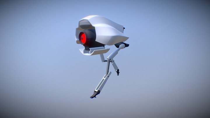 Little Legged Drone 3D Model