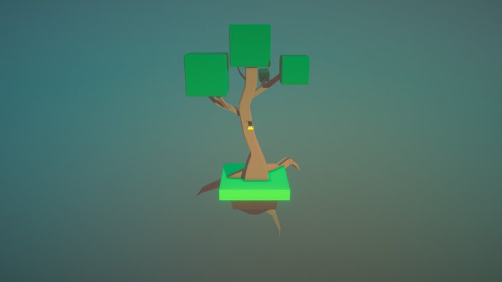 Test Voxel Tree 3D Model