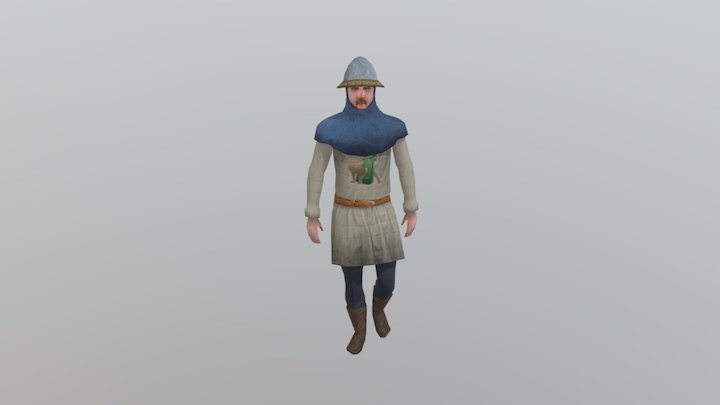 Pikeman 3D Model