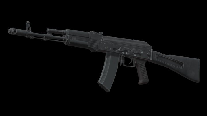 AK-74M 3D Model