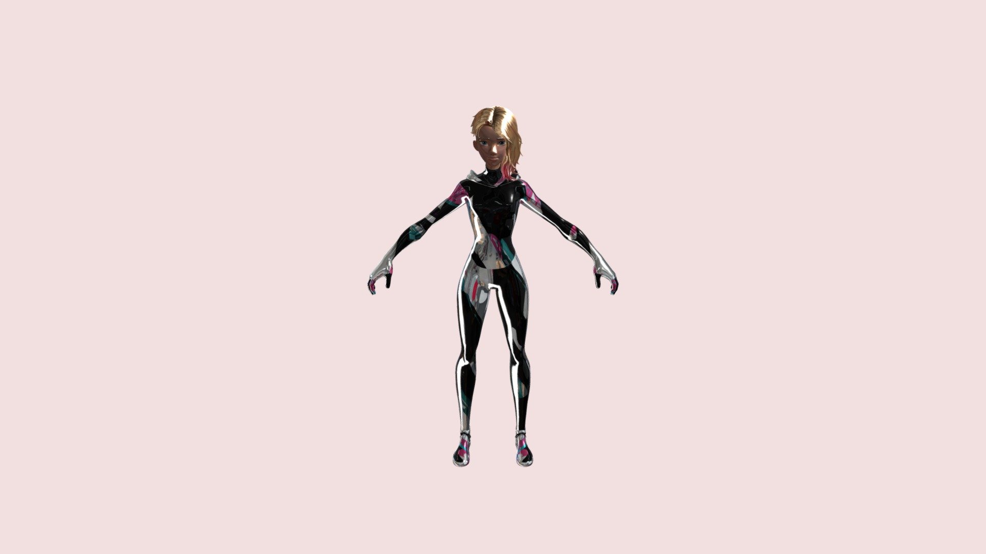 Gwen Stacy- Fortnite - Download Free 3D model by jcast1887 [6430082] -  Sketchfab