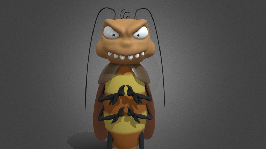 The Mischievous Roach | Stylized 3D Character