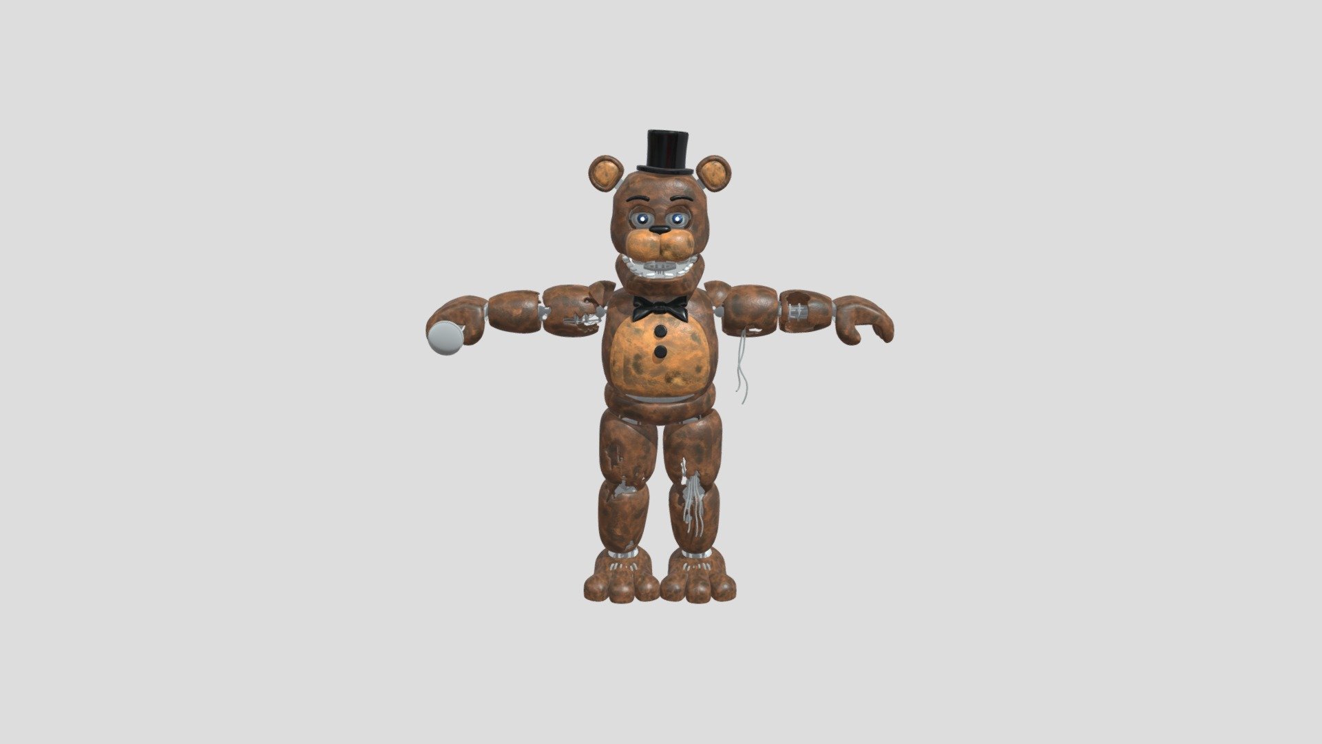 Withered Freddy Thudner - Download Free 3D model by Freddy_Fazbear ...