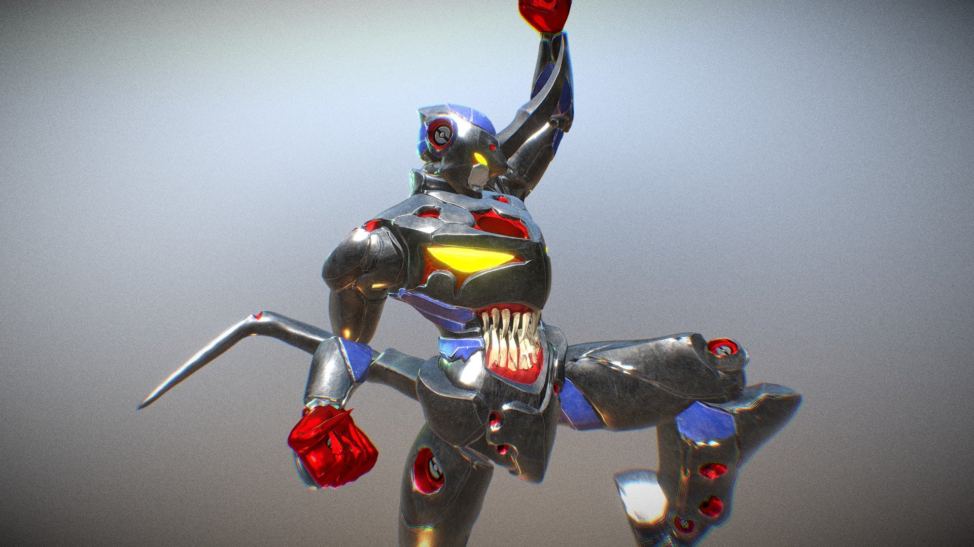 Lazengan Gurren lagann Pose Battle 3D model by sameka [64309ea