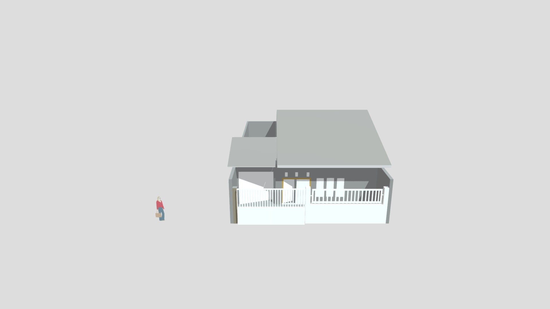 Rumah minimalis — Sketchfab embed 3D viewer