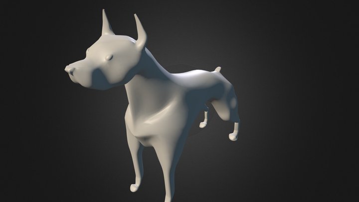 Dog. 3D Model