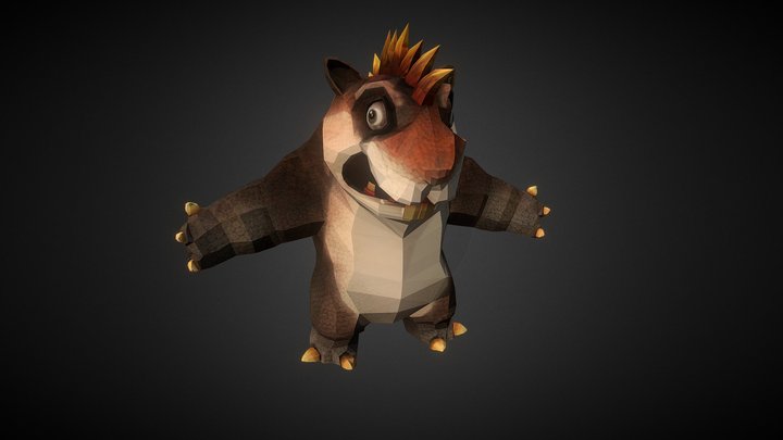 SquiJu 3D Model