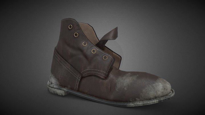 Old Shoe 3D Model