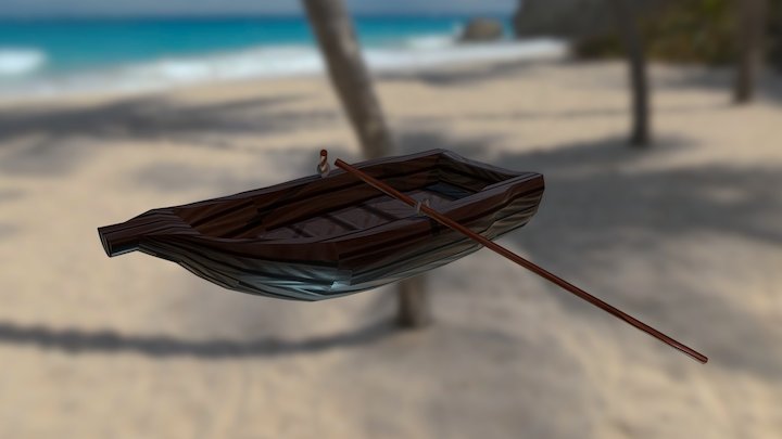 Dinghy FBX 3D Model