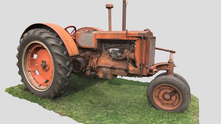 Case CC tractor 3D Model