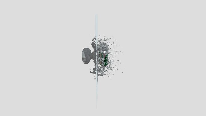 Drink Adverrisement 3D Model