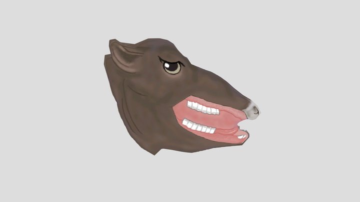 Kepala sapi 3D Model