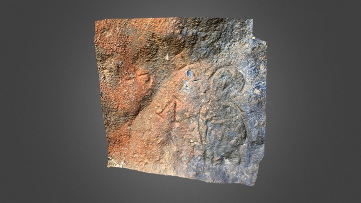 Petroglifo 1 - Otiñar 3D Model
