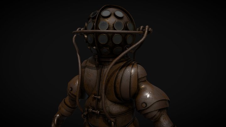 Deep Diving Suit 3D Model