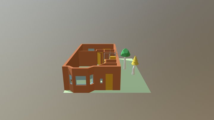 Architectural Modeling using 3ds-max 3D Model
