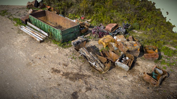 Scrap Metal Trash Photogrammetry – Modelo 3D gratuito STL
