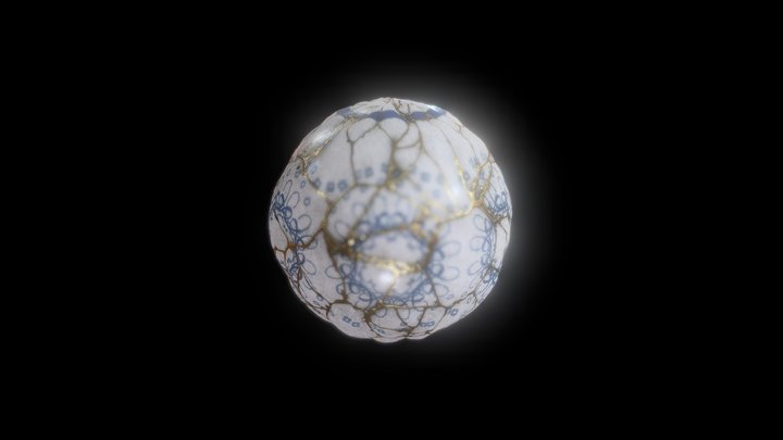 Kintsugi Material 3D Model