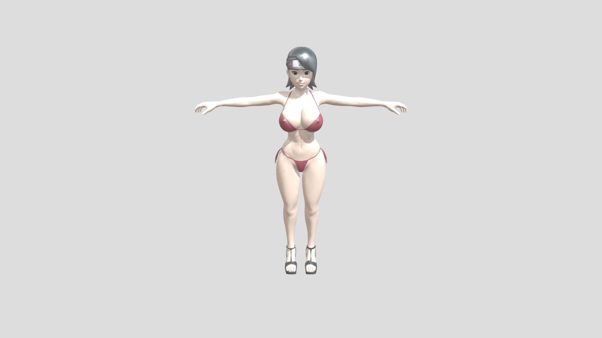 Sarada Bikini Download Free 3D model by danigamer495channel