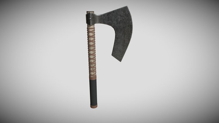 Viking Axe 3D Model